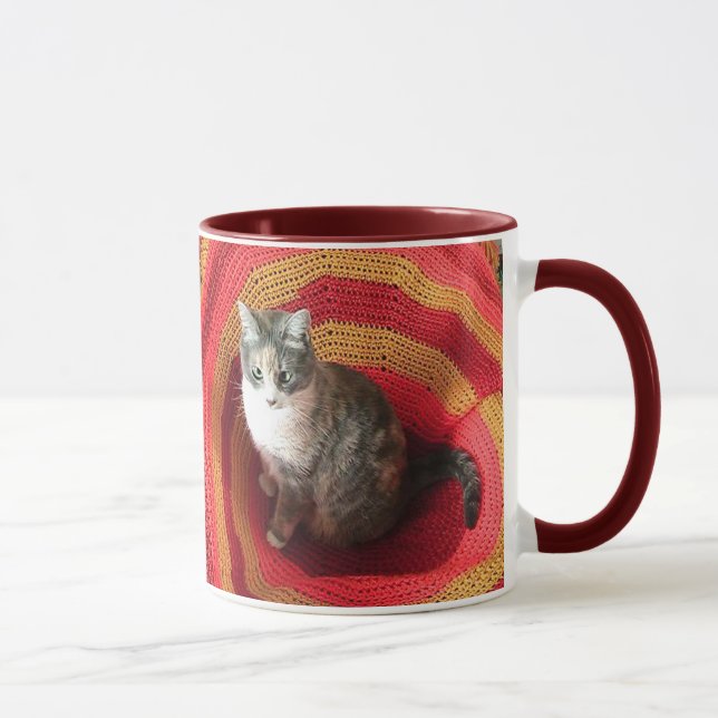 Pearl Cat på afghanska Mugg (Höger)