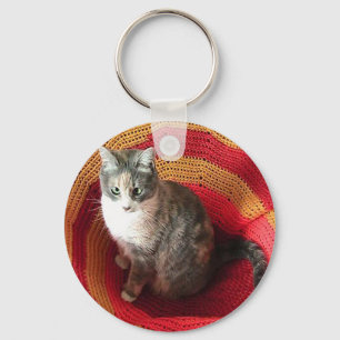 Pearl Cat på afghanska Nyckelring