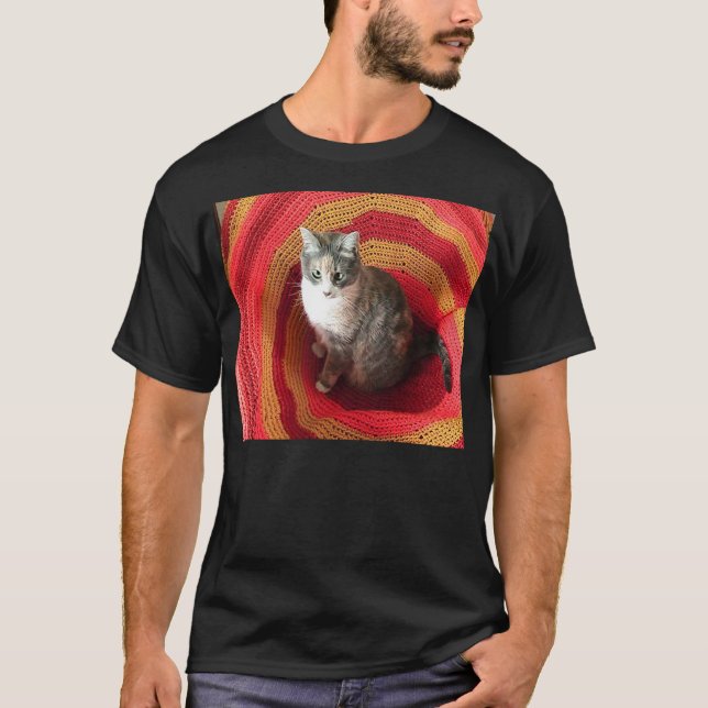 Pearl Cat på afghanska T-shirt (Framsida)