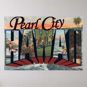 Pearl City, Hawaii - Stora Brev Scenes Poster