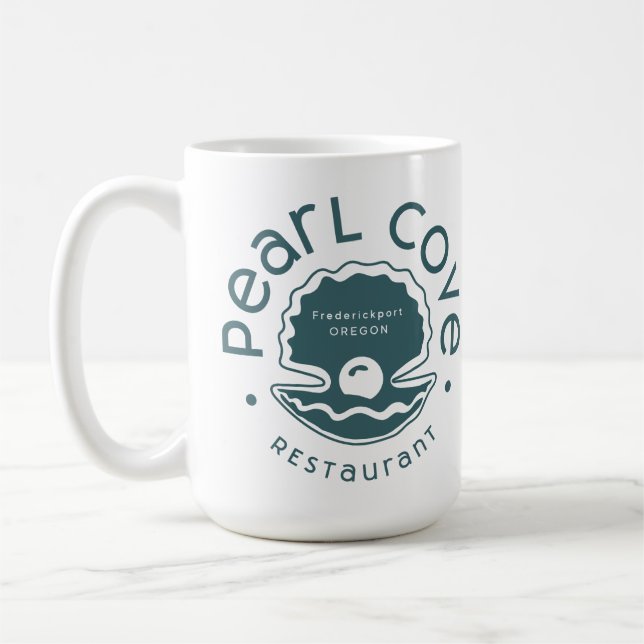 Pearl Cove Coffee Mugg Grönt (Vänster)