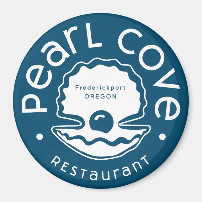 Pearl Cove Restaurang Magnet (Framsidan)