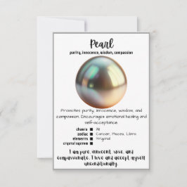 Pearl Crystal, betyder kort