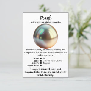 Pearl Crystal, betyder kort