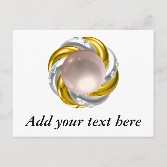 PEARL & DIAMONDS VYKORT (Framsida)