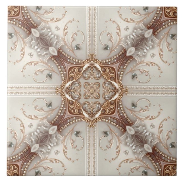 Pearl Embellishments Ceramic Tile Kakelplatta (Framsidan)