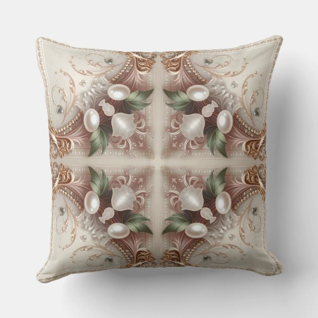 Pearl Embellishments Throw Pillow Kudde (Baksida)