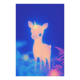 Pearl Fawnicorn Fototryck