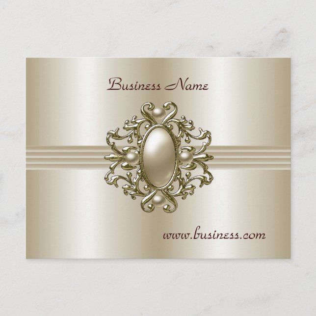Pearl Gem-Elegant med vykort (Framsida)
