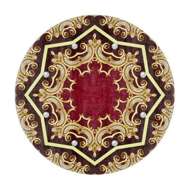 Pearl Guld Ram Illustration - bakgrund (Framsidan)