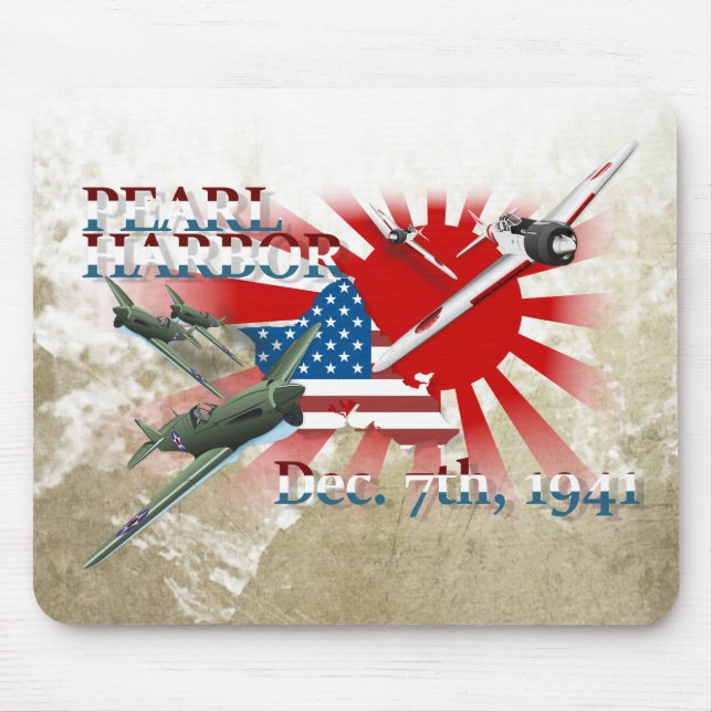 Pearl Habor 7, 1941 Mouse Pad Musmatta (Framsidan)