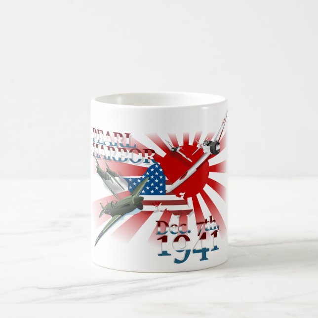 Pearl Habor 7 december 1941 Magisk Mugg (Center)