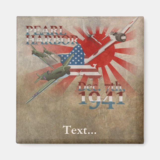 Pearl Habor 7 december 1941 Magnet (Framsidan)