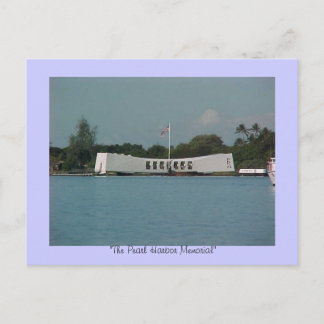 "PEARL HARBOR" MEMORIAL, "Pearl Harbor Mem... Vykort