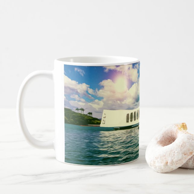 PEARL HARBOR NATIONAL MEMORIAL - HONOLULU HAWAII KAFFEMUGG (Med munk)