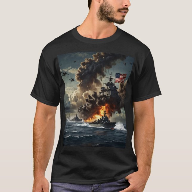 Pearl Harbour: En dag för Heroic Valor T Shirt (Framsida)