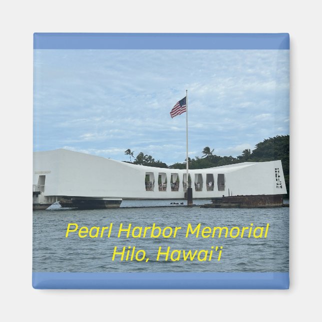 Pearl Harbour Memorial Magnet (Framsidan)