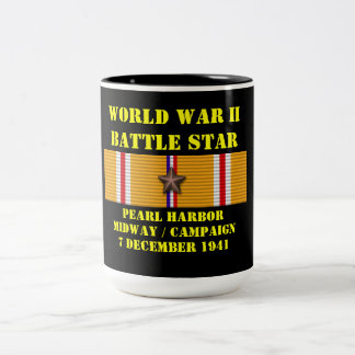 Pearl Harbour / Midway Kampanj Två-Tonad Mugg