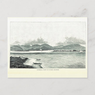Pearl Harbour, Oahu, Hawaii 1890 vykort