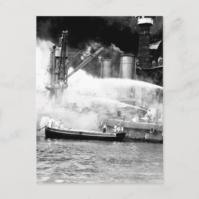 Pearl Harbour, taget av Krig-avbildning Vykort (Framsida)