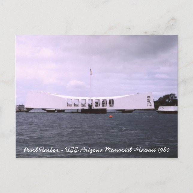 Pearl Harbour USS Arizona Memorial Hawaii Vykort (Framsida)