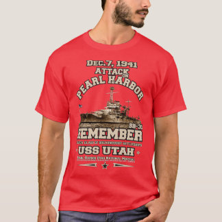 Pearl Harbour USS Utah BB31 T Shirt