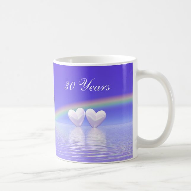 Pearl Hearts 30-årsdag Kaffemugg (Höger)