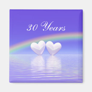 Pearl Hearts 30-årsdag Magnet