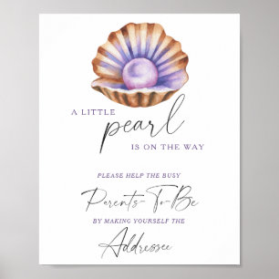 Pearl - Hjälp till Business Parents to be Addresse Poster