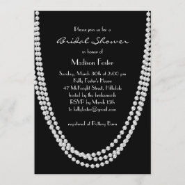 Pearl Inbjudningskort för möhippan 1920