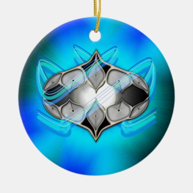 Pearl inom julgransprydnad keramik (Framsidan)