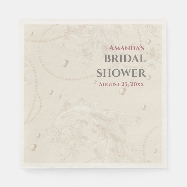 Pearl Jewels Möhippa Pappersservett (Framsidan)