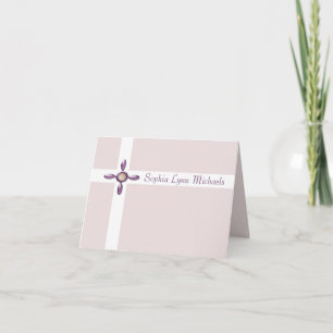 Pearl Kor Religiösa Tack Notecard Kort