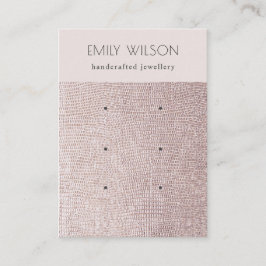 Pearl  Leather Struktur 3 Örning Visning Visitkort