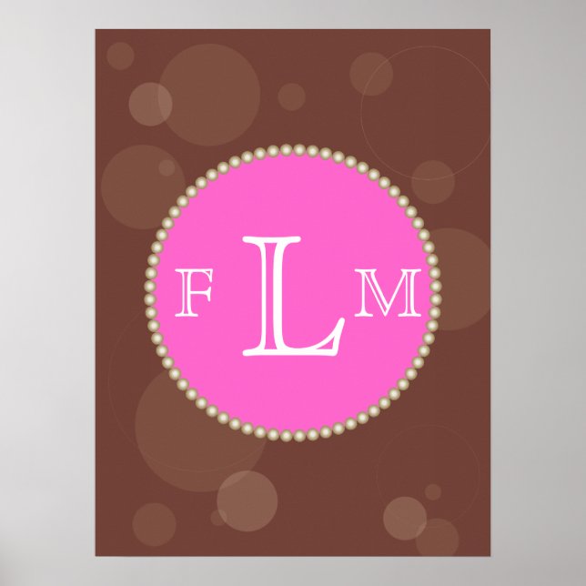 Pearl Monogram Poster (Framsidan)