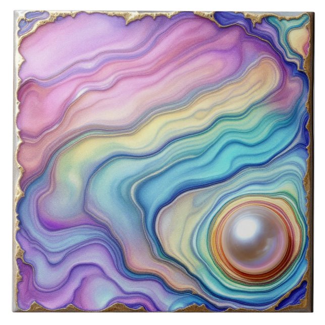 Pearl Mosaic Delight Ceramic Tile Kakelplatta (Framsidan)