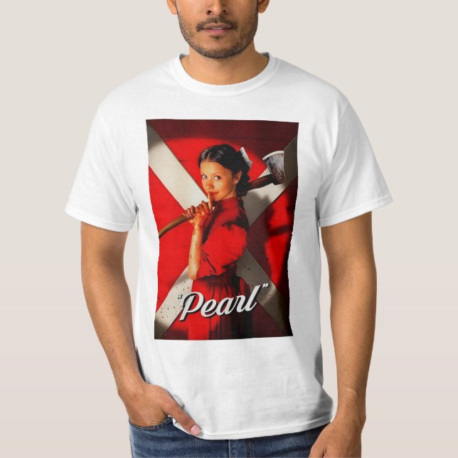 " Pearl Movie red" T Shirt (Framsida)
