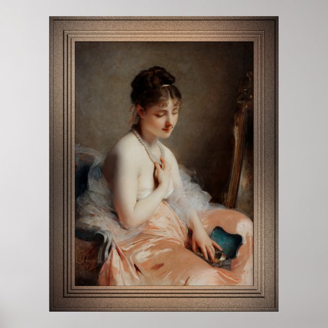 Pearl Necklace av Charles Chaplin Poster (Framsidan)