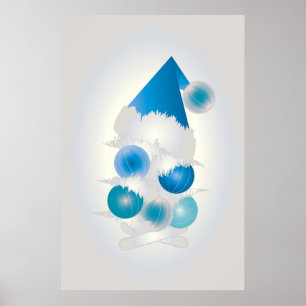 Pearl och blue till jul poster