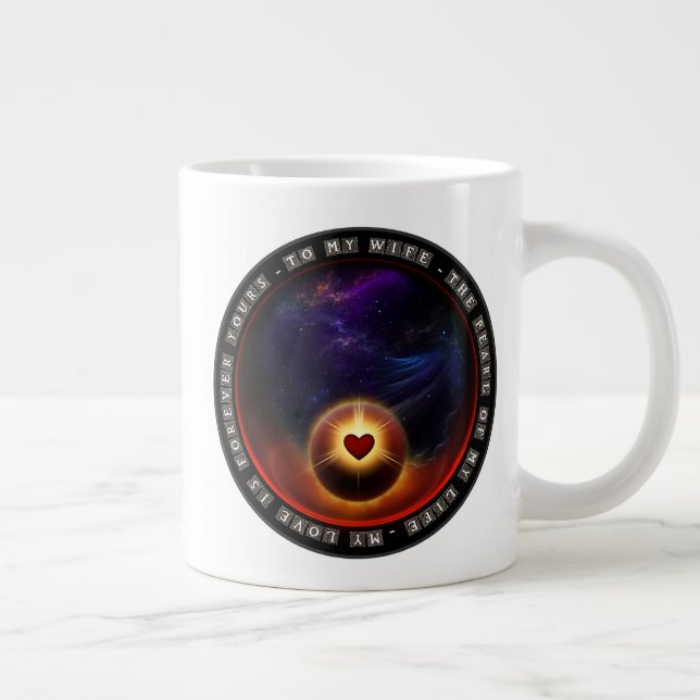 Pearl of my life jumbo mugg (Höger)