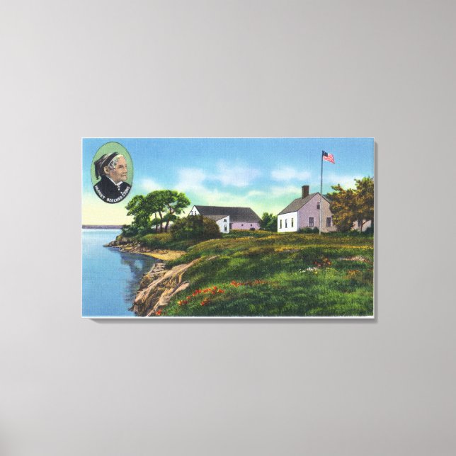 Pearl of Orr's Island Canvastryck (Framsida)