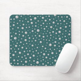 Pearl Pattern on Transformative Teal Background Musmatta