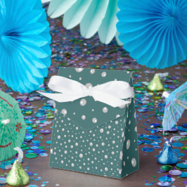 Pearl Pattern on Transformative Teal Background Presentaskar