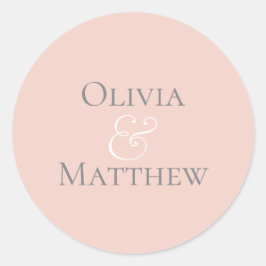 Pearl Personlig Runt Klistermärke