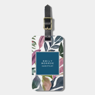 Pearl Plain Modern Minimalist Blommigt Bagagebricka