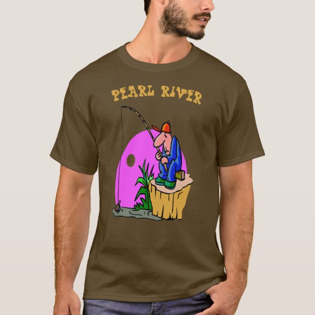 Pearl River Fishing T-Shirt (Framsida)