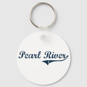 Pearl River New York klassikerdesign Nyckelring