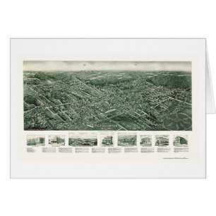 Pearl River panorama- karta för NY - 1924 Hälsningskort