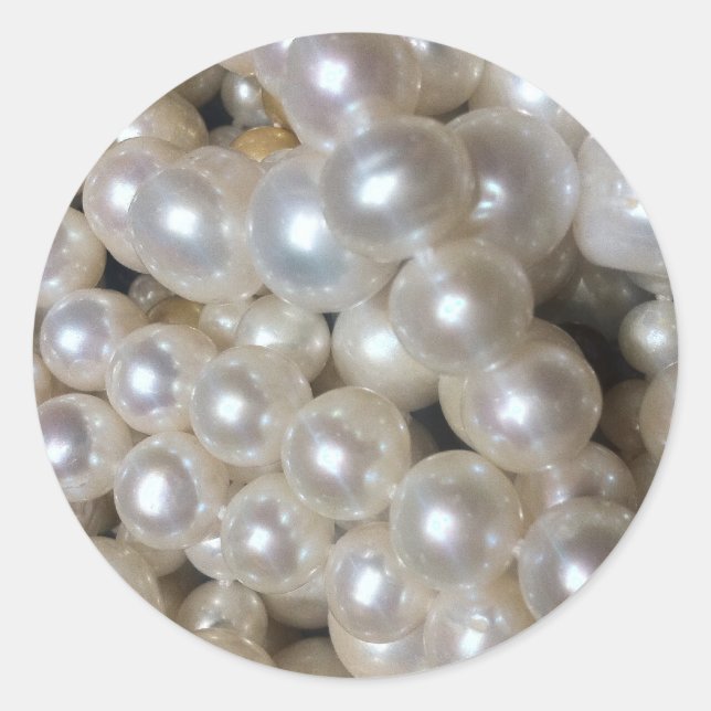 Pearl Runt Klistermärke (Framsida)