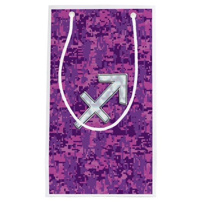 Pearl Sagittarius Zodiac Sign Fuchsia Digital Camo (Framsidan)